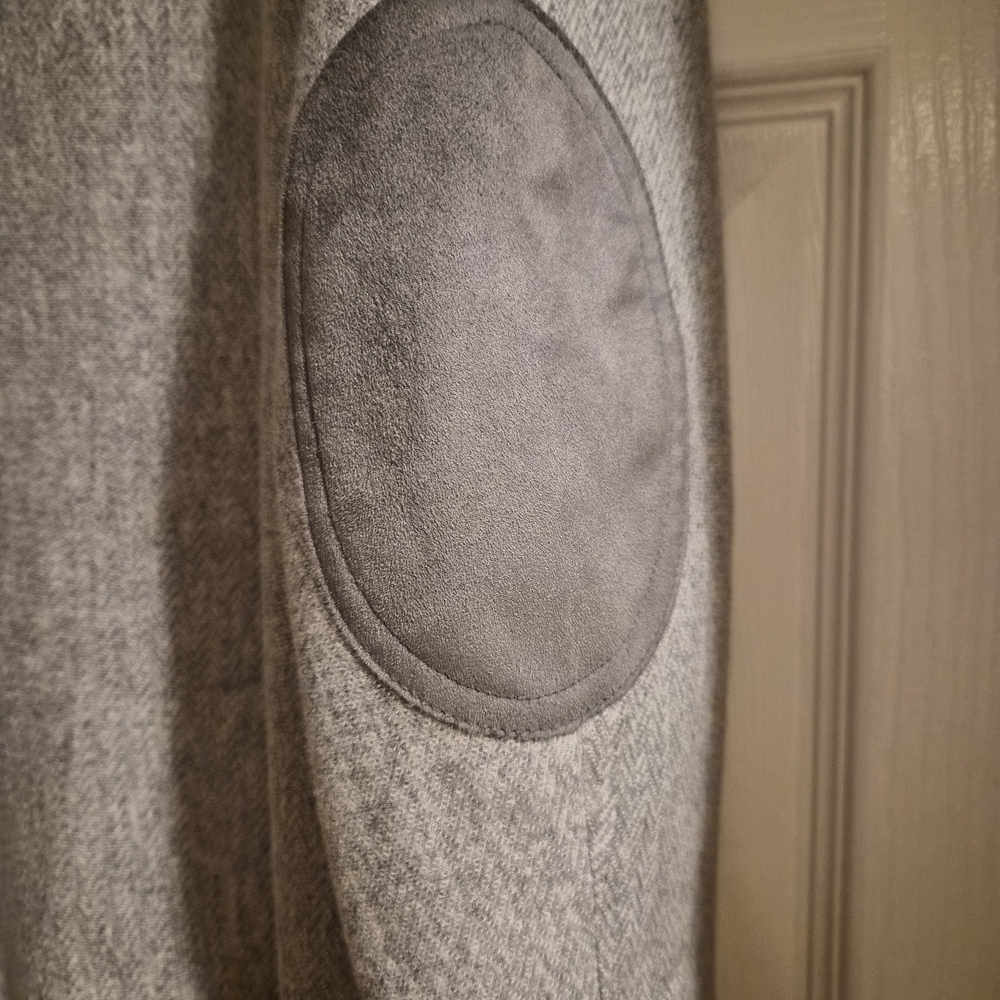 LOFT Light Gray Single-Button Tailored Blazer - image 7